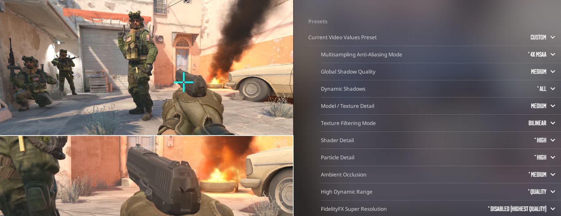 The best settings for high FPS in CS2