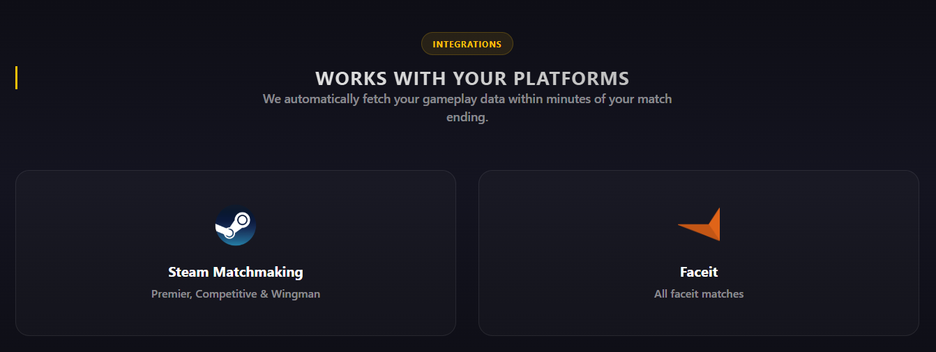 FaceIT integration is now live