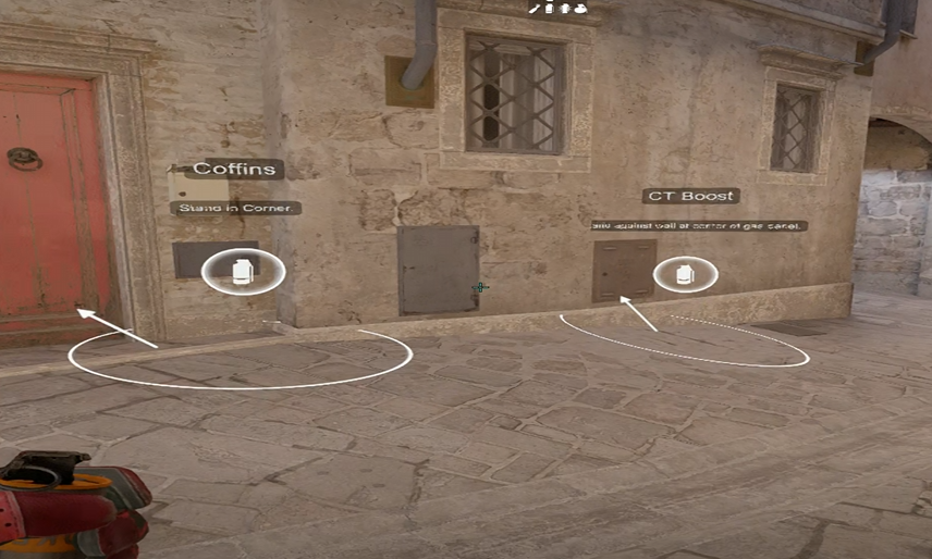 How to learn smokes and utilities in CS2 based on hidden built-in game feature